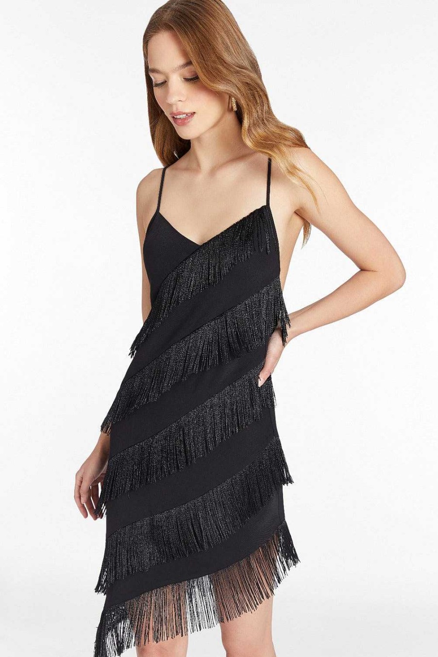 Hot Belladonna Dress With Fringe Mini Dresses