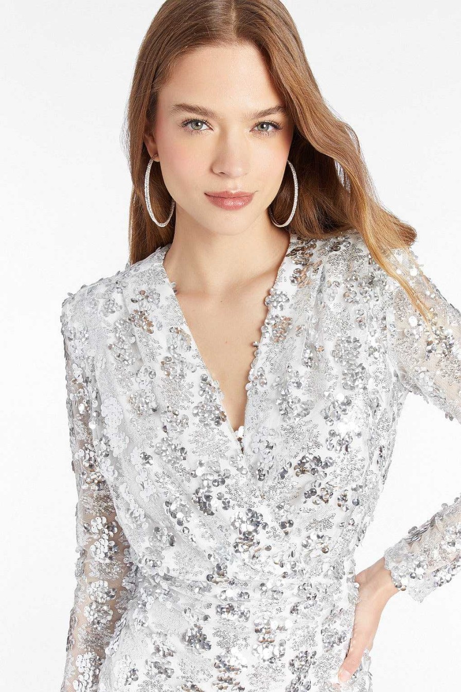 Hot Contessa Dress In Sequin Mini Dresses