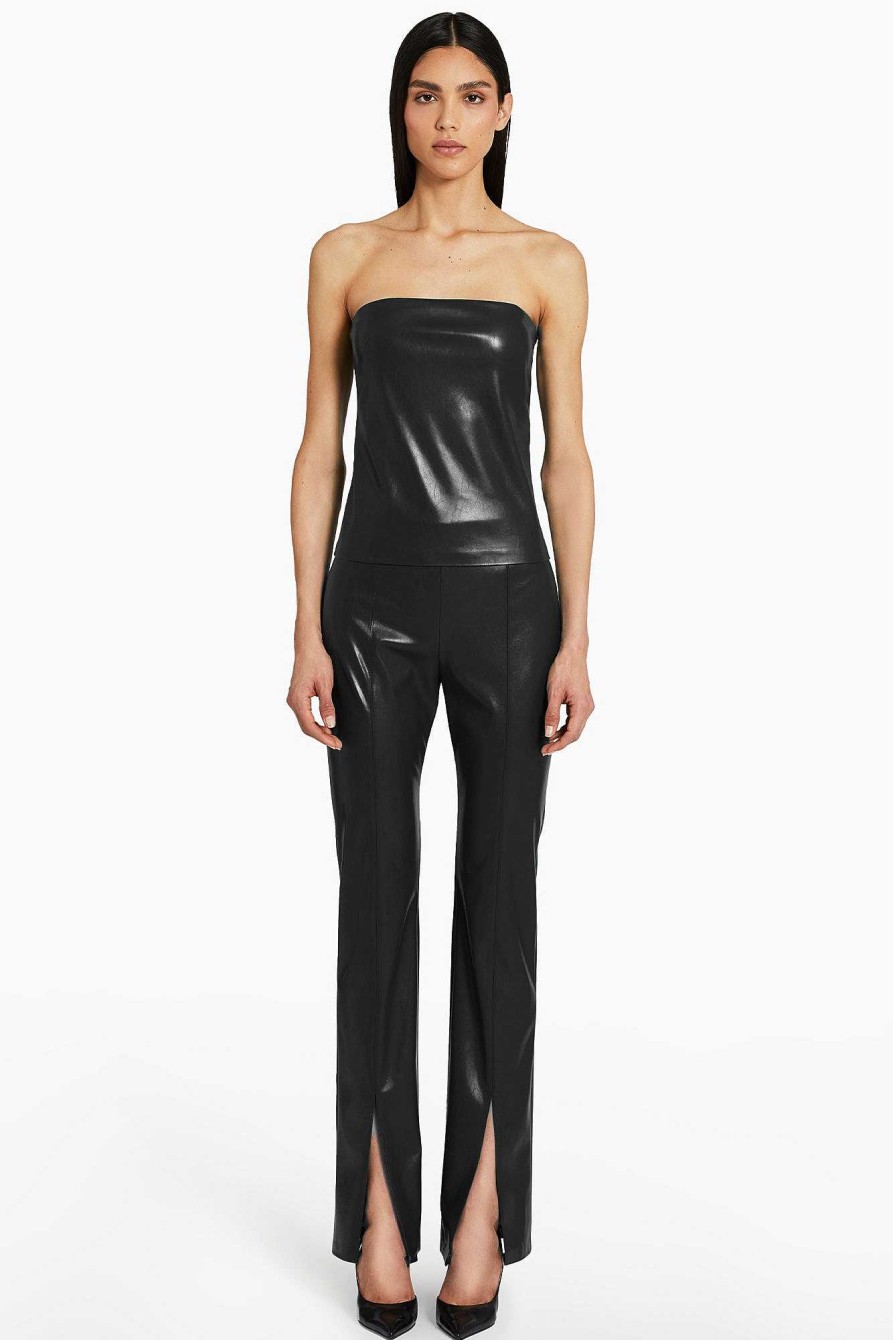 Clearance Tavira Pants In Faux Leather Bottoms