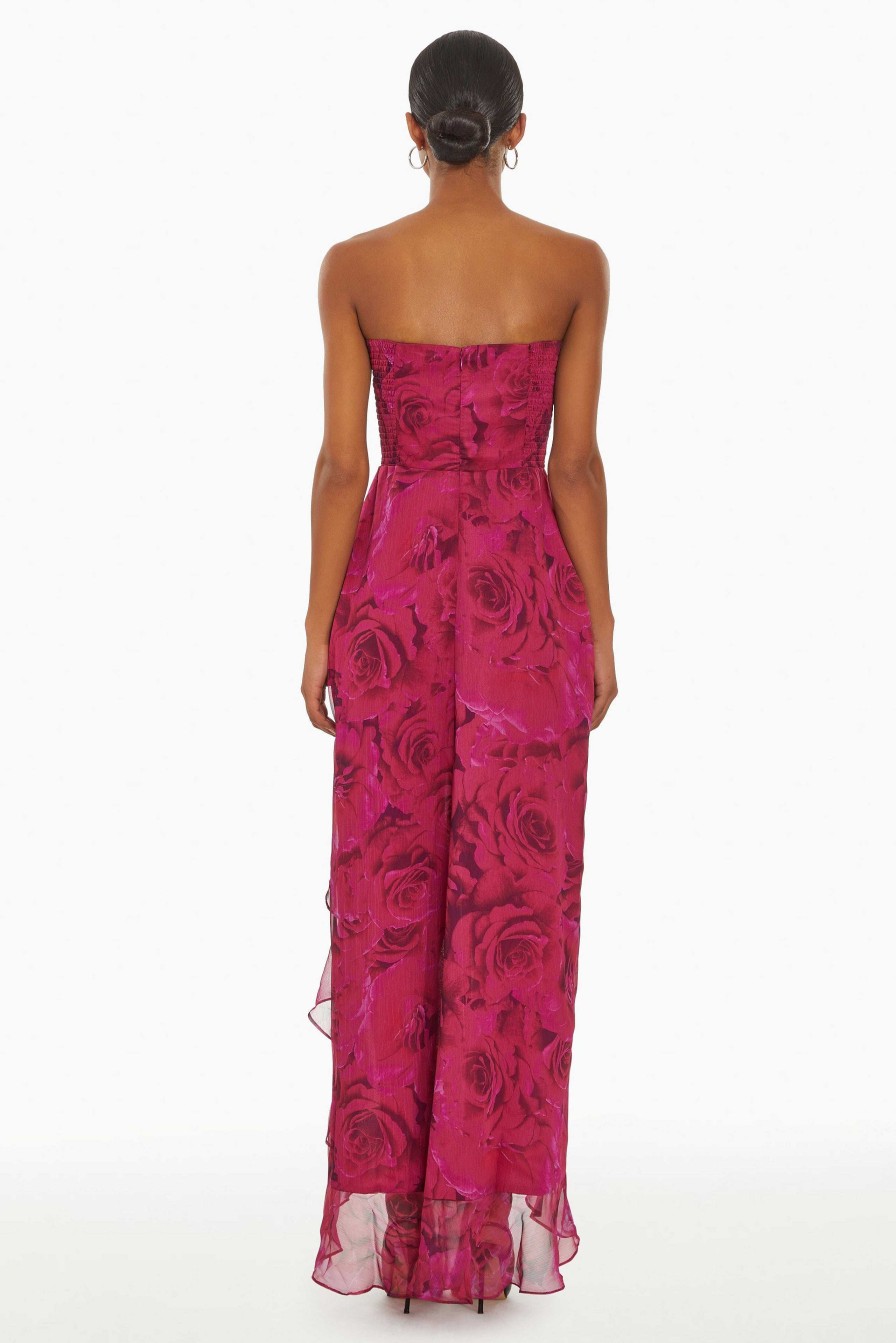 New Eden Gown In Samira Rose Print Maxis & Gowns