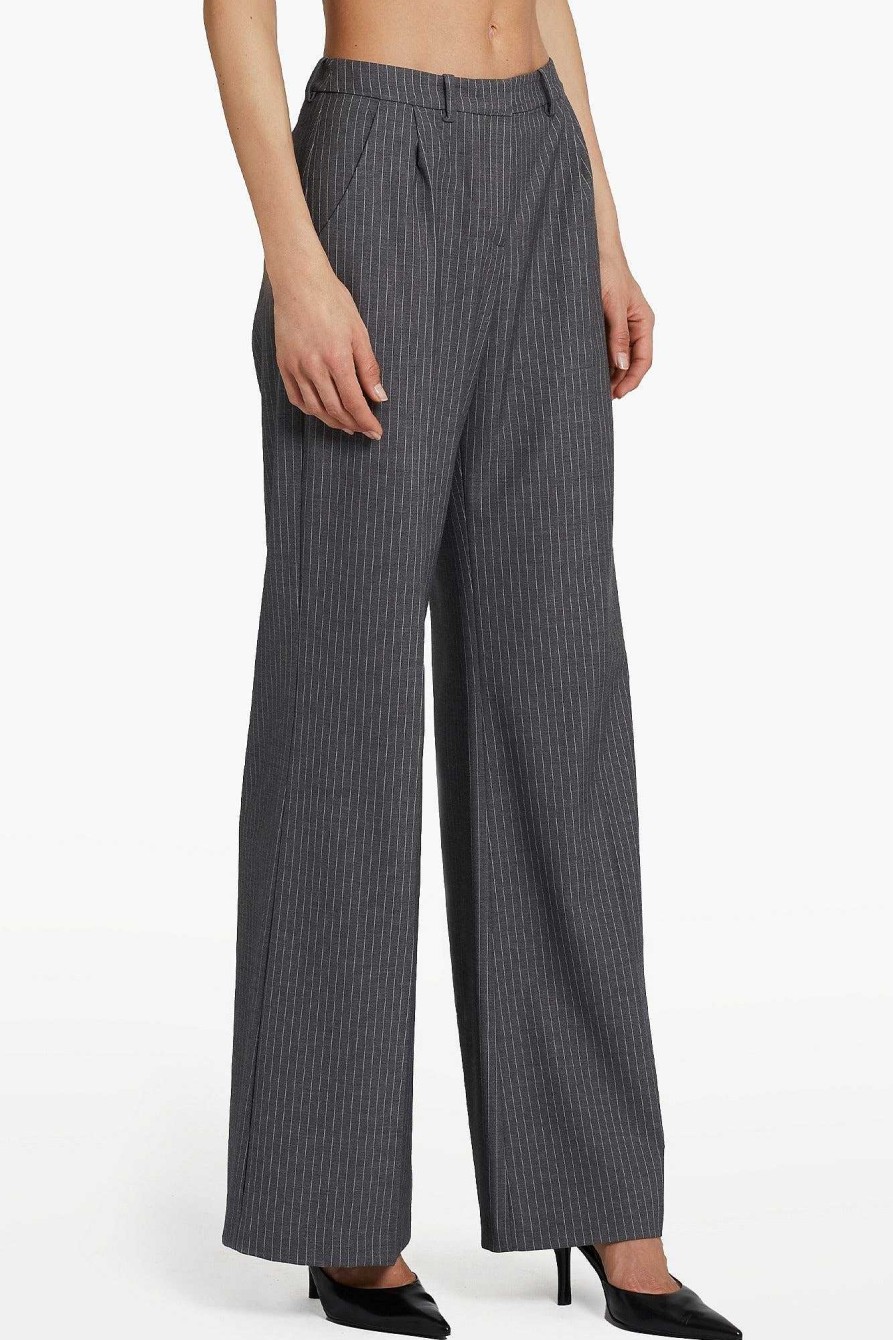 Hot Slater Pants In Pinstripe Bottoms