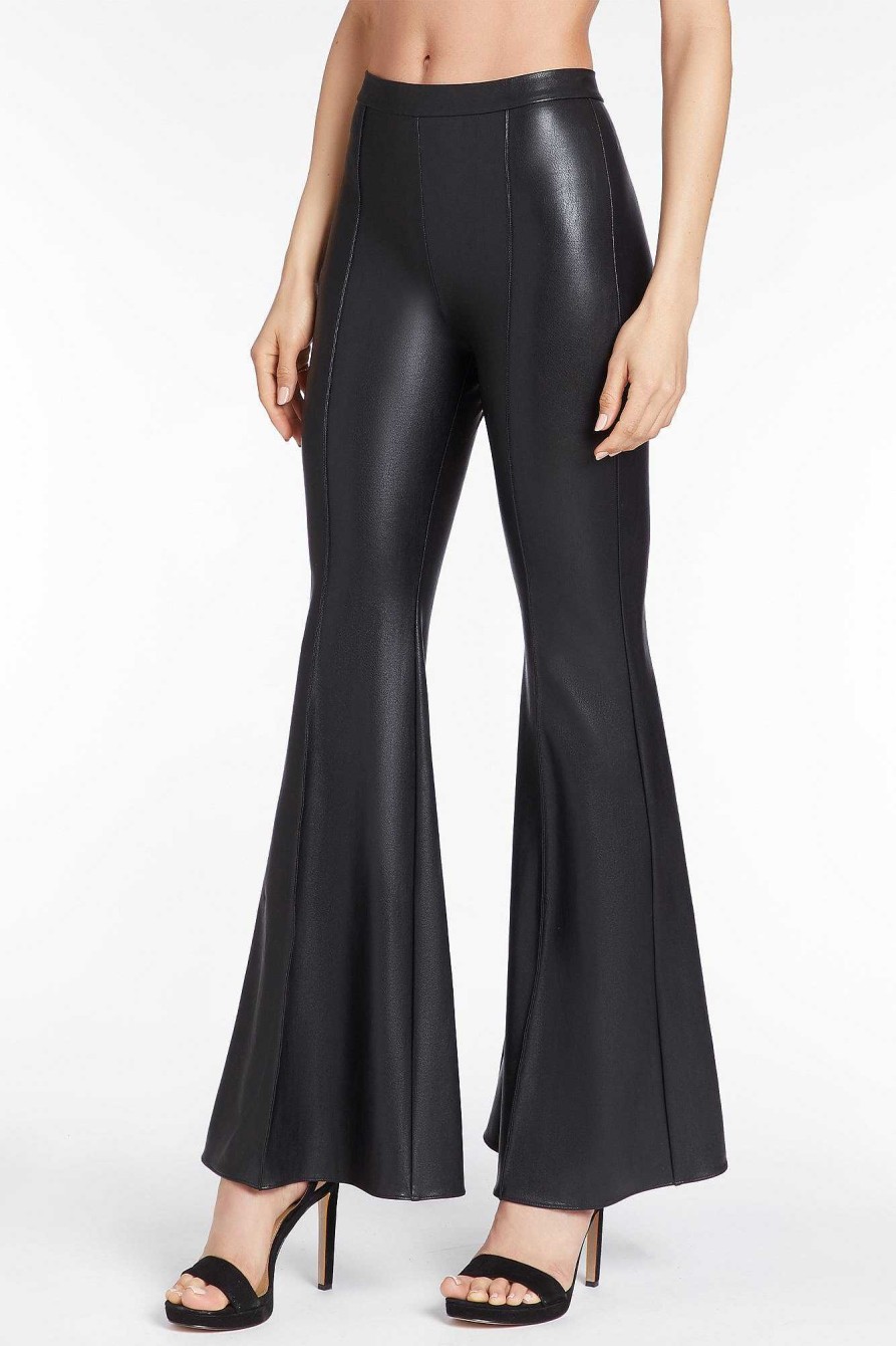 Clearance Hughes Pants In Faux Leather Bottoms