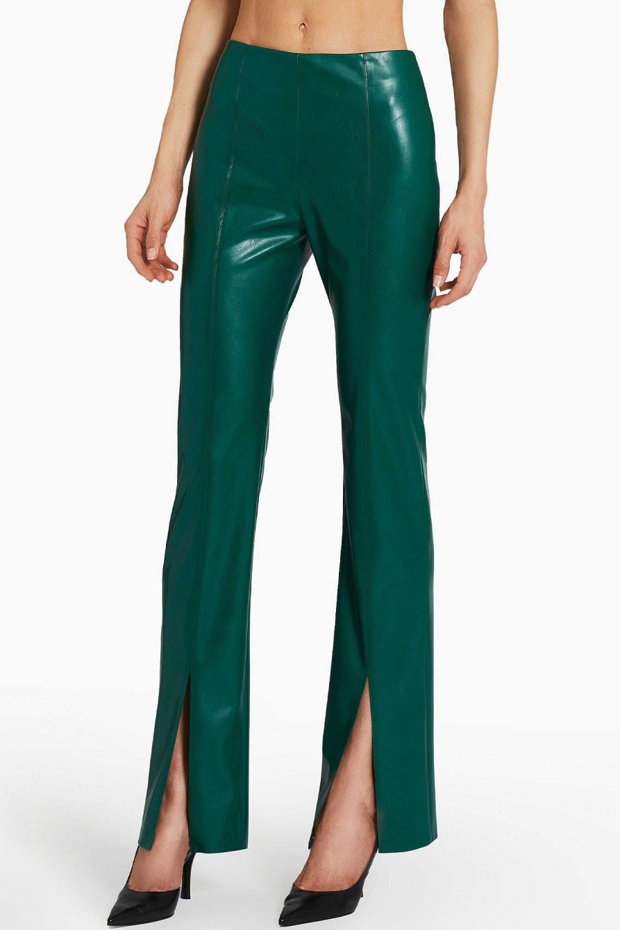 New Tavira Pants In Faux Leather Bottoms