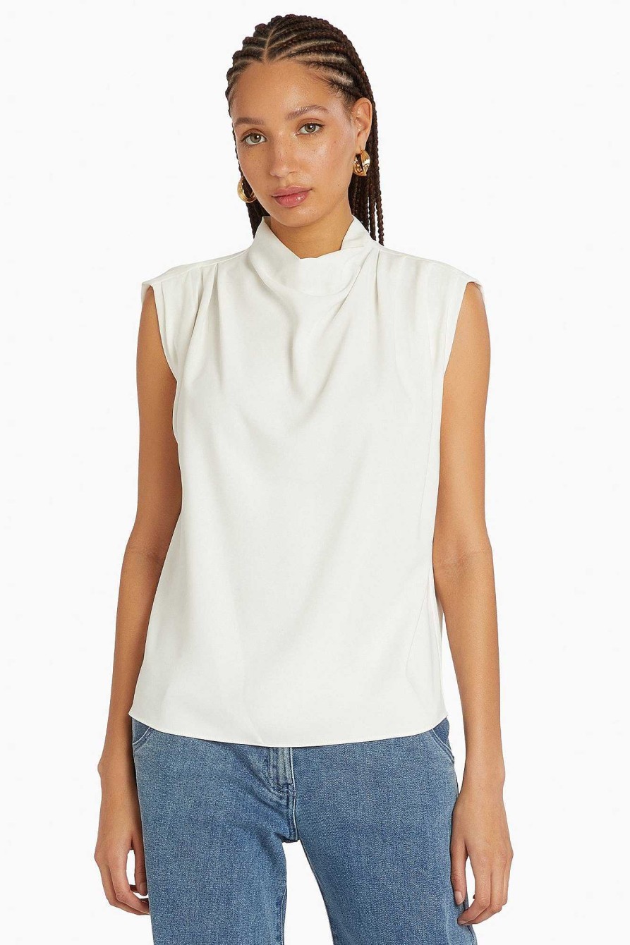 Clearance Sleeveless Fabienne Top | Women'S Tops | Amanda Uprichard Tops